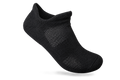 Black FLOCK merino wool no-show training sock